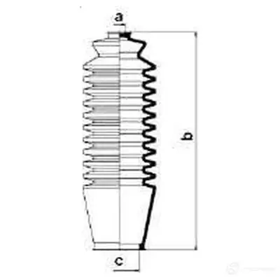 Пыльник рулевой рейки GKN SPIDAN 83636 63 URW 4019064201366 8366 изображение 1