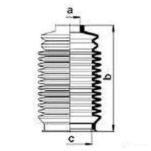 Пыльник рулевой рейки GKN SPIDAN 83867 4019064428527 8554 LOBWR A0 изображение 1