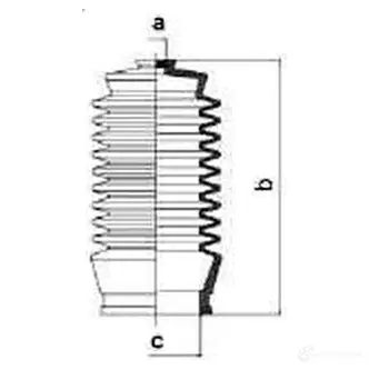 Пыльник рулевой рейки GKN SPIDAN 949S ULP 8513 83826 4019064428114 изображение 1