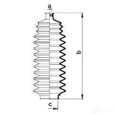 Пыльник рулевой рейки GKN SPIDAN 8508 4019064428060 J SPWVY 83821 изображение 1