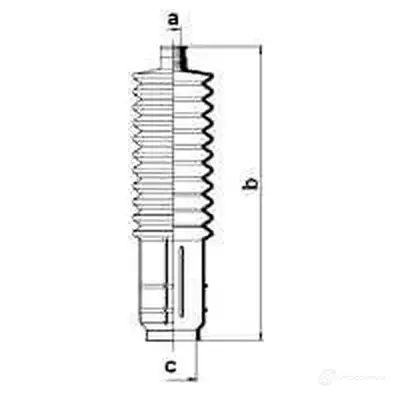 Пыльник рулевой рейки GKN SPIDAN 8596 PW2K F3 83915 4019064428947 изображение 1