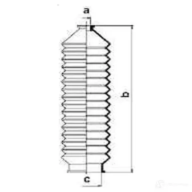 Пыльник рулевой рейки GKN SPIDAN 83746 OT CK0 8441 4019064202387 изображение 1