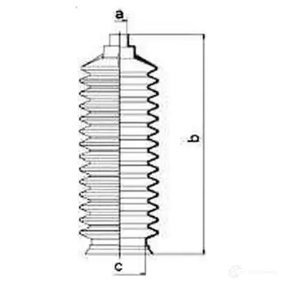 Пыльник рулевой рейки GKN SPIDAN 83777 4019064202660 UAJN 1 8469 изображение 1