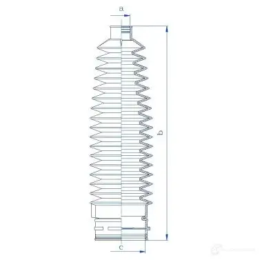 Пыльник рулевой рейки GKN SPIDAN 84170 4 FPKQ 8839 4019064099253 изображение 1