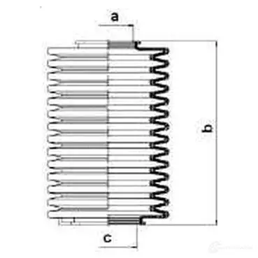 Пыльник рулевой рейки GKN SPIDAN 4019064645665 8633 83954 HY9A 9 изображение 1