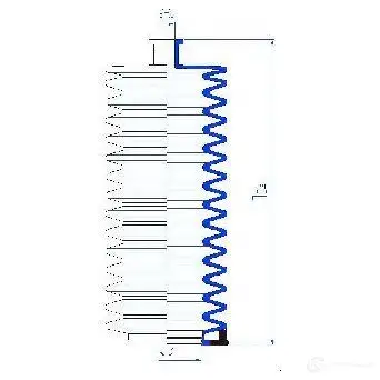 Пыльник рулевой рейки SPIDAN 83569 L A3B2V 4019064200697 8328