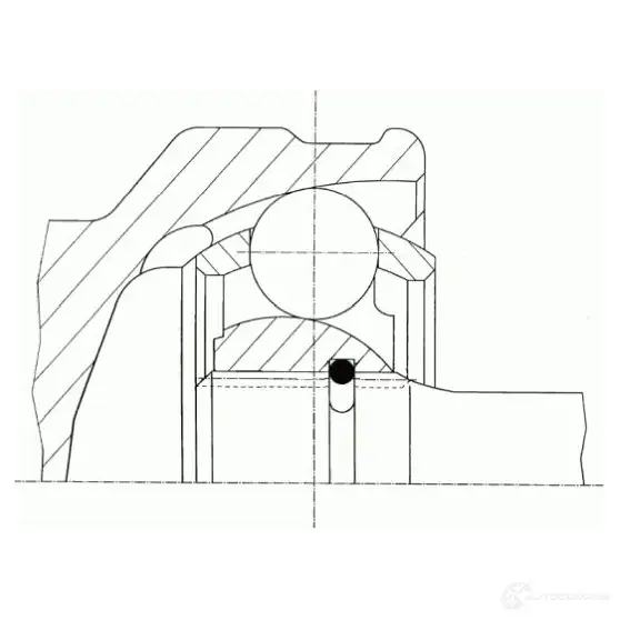 Шрус (граната) GKN SPIDAN 20526 136 4019064005261 5 QKEK - Изображение 1