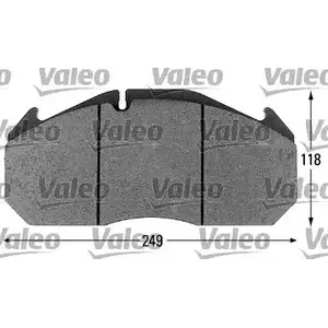 Тормозные колодки, дисковые, комплект VALEO A4SNEP 290 30 541714 1193423085
