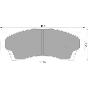 Тормозные колодки, дисковые, комплект Bosch BP 5663 DB1322 1193485668 0 986 505 663 изображение 0