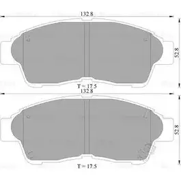 Тормозные колодки, дисковые, комплект Bosch 0 986 505 962 1193485911 D562-7441 BP 5962 изображение 0