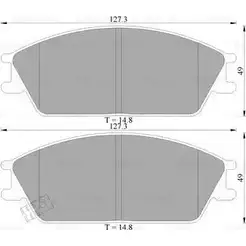 Тормозные колодки, дисковые, комплект Bosch 7376-D 497 BP5985 0 986 505 985 1193485940 изображение 0