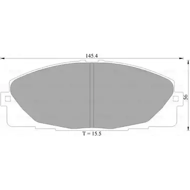 Тормозные колодки, дисковые, комплект Bosch 0 986 AB2 394 1193488745 BP2394 2468 0
