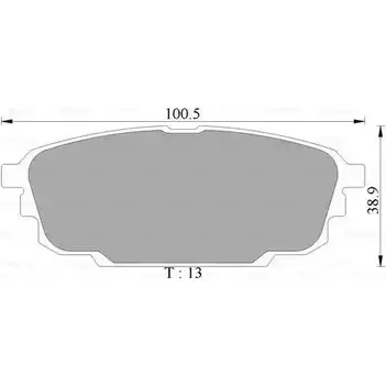 Тормозные колодки, дисковые, комплект Bosch BP2753 0 986 AB2 753 777 1-D892 1193489171