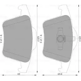 Тормозные колодки, дисковые, комплект Bosch BP 4578 1193489942 DB1659 0 986 AB4 578