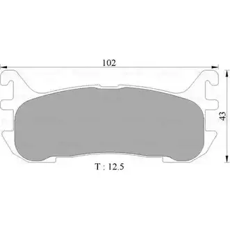 Тормозные колодки, дисковые, комплект Bosch BP9070 0 986 AB9 070 1193491254 7514-D 663 изображение 0