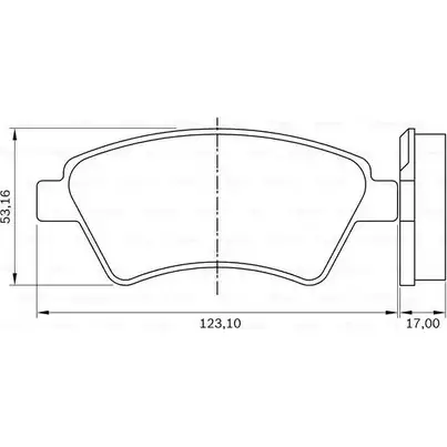 Тормозные колодки, дисковые, комплект Bosch PB 0578 0 986 BB0 578 BB 0578 1193493797 изображение 0