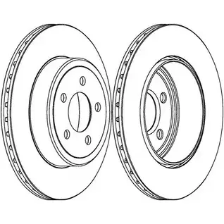 Тормозной диск Ferodo 1OEEVXX DDF1766C DDF1 766C 1193640989 изображение 0