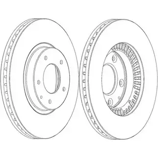 Тормозной диск Ferodo 1193641889 DD F2262C-1 AMO1Y DDF2262C-1 изображение 0