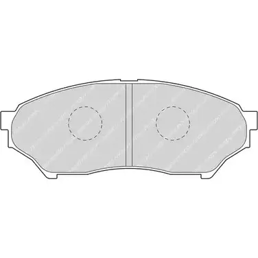 Тормозные колодки, дисковые, комплект Ferodo FSL1596 1193647790 234 87 FDB1596