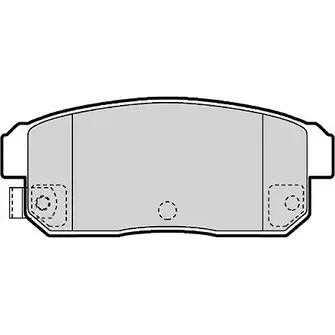 Тормозные колодки, дисковые, комплект Ferodo FSL1759 24 039 1193648013 24040 изображение 0