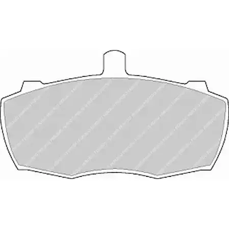Тормозные колодки, дисковые, комплект Ferodo FSL836 20 904 FDB836 1193648994 изображение 0