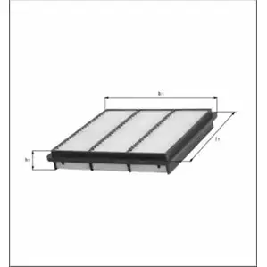 Воздушный фильтр MAGNETI MARELLI 1193736841 6L737 L X1267 154065958700 изображение 0