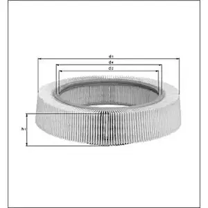 Воздушный фильтр MAGNETI MARELLI 1193737239 154070231790 29OZ7 LX1 83 изображение 0