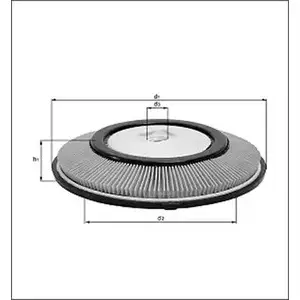 Воздушный фильтр MAGNETI MARELLI 154085176820 L X724 R60136 1193738099