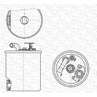 Топливный фильтр MAGNETI MARELLI VMBWOR1 1193741563 F D531 213908531000 изображение 0