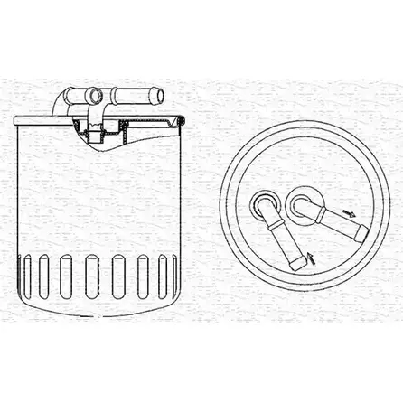 Топливный фильтр MAGNETI MARELLI 213908541000 1193741568 FD 541 SRTYM изображение 0