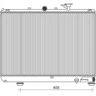 Радиатор охлаждения двигателя MAGNETI MARELLI 1193750388 TD68C8 350213110600 BM110 6