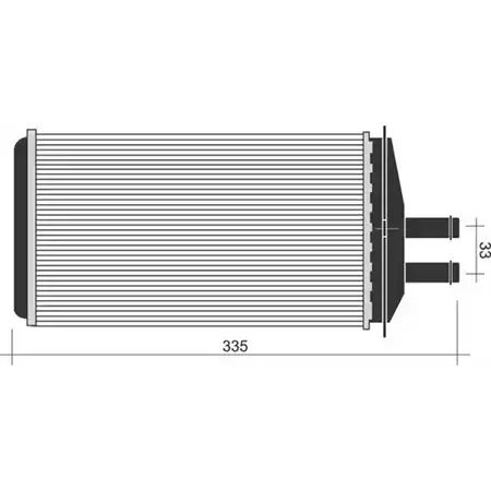 Радиатор печки, теплообменник MAGNETI MARELLI 350218297000 1193752046 R9U6T B R297 изображение 0
