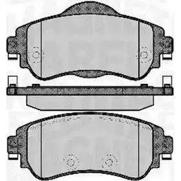 Тормозные колодки, дисковые, комплект MAGNETI MARELLI 363916060753 1193772924 PF07 53 QAHRNQF