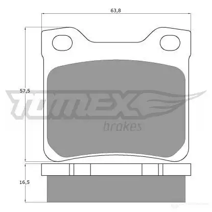 Тормозные колодки, комплект TOMEX BRAKES 1 1-94 21278 tx1194 1424311868 изображение 0