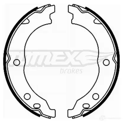Барабанные тормозные колодки, комплект TOMEX BRAKES tx2168 3MYDJRP 1424828053 21-6 8