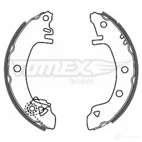 Барабанные тормозные колодки, комплект TOMEX BRAKES tx2032 20 -32 1424827925 XHX1JJ изображение 0