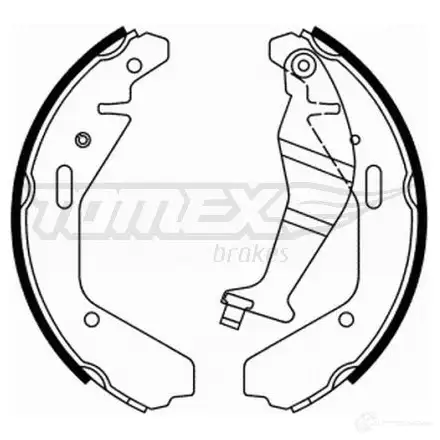 Барабанные тормозные колодки, комплект TOMEX BRAKES A5FA6 tx2194 1424829418 21- 94