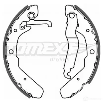 Барабанные тормозные колодки, комплект TOMEX BRAKES VJ2B2NH 20- 48 1424827941 tx2048 изображение 0