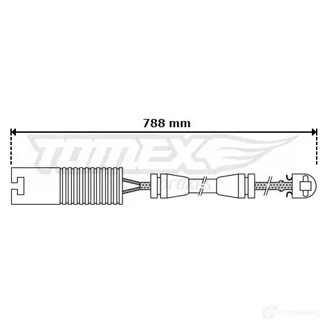 Датчик износа тормозных колодок TOMEX BRAKES tx3029 5YJPJN 1424550190 30-2 9