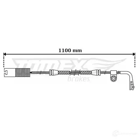 Датчик износа тормозных колодок TOMEX BRAKES 1424550205 30- 44 tx3044 HPOY7T