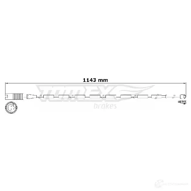 Датчик износа тормозных колодок TOMEX BRAKES 31- 29 MUGRS99 tx3129 1424550251