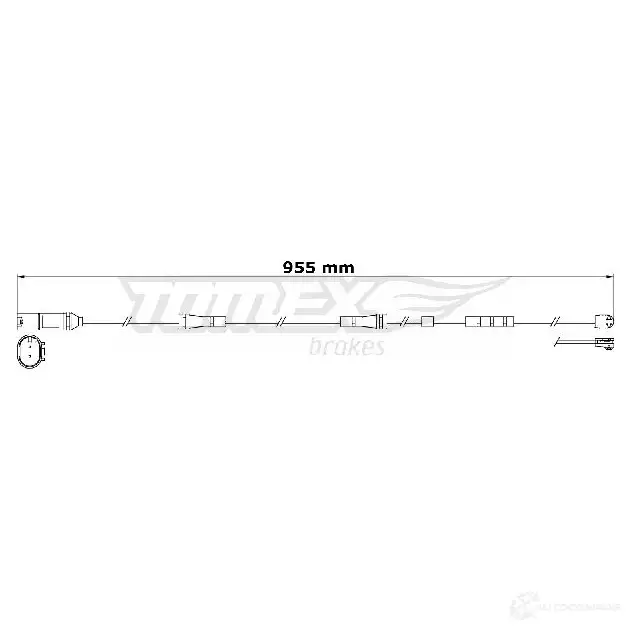 Датчик износа тормозных колодок TOMEX BRAKES 3 1-22 DQN0PEQ tx3122 1424550244