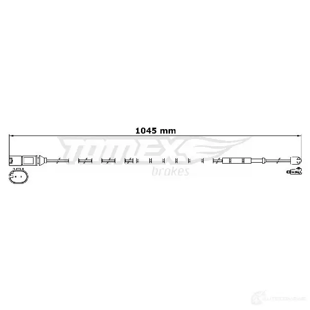 Датчик износа тормозных колодок TOMEX BRAKES 3 1-28 tx3128 1424550250 56ZPU