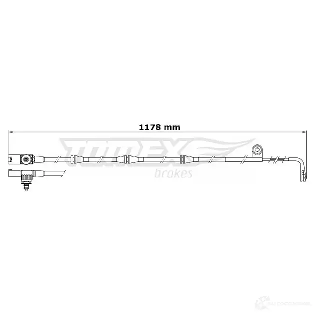 Датчик износа тормозных колодок TOMEX BRAKES 3 1-32 1424550254 OH6HZ4M tx3132
