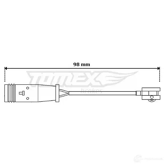 Датчик износа тормозных колодок TOMEX BRAKES tx3064 1424550225 30 -64 3CY00L