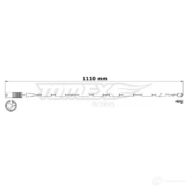 Датчик износа тормозных колодок TOMEX BRAKES 3 1-16 tx3116 1424550238 6JNLM3