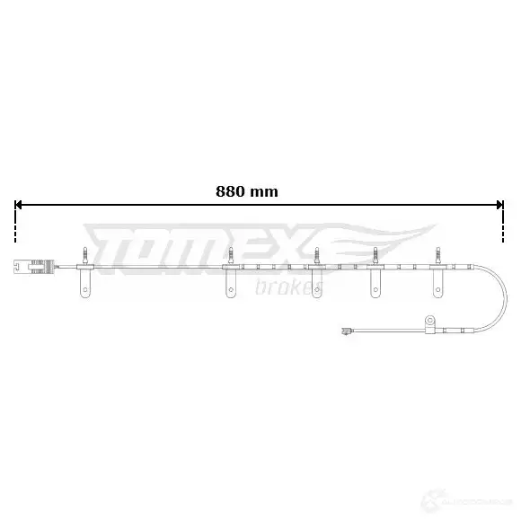 Датчик износа тормозных колодок TOMEX BRAKES tx3063 EXZ6826 30 -63 1424550224