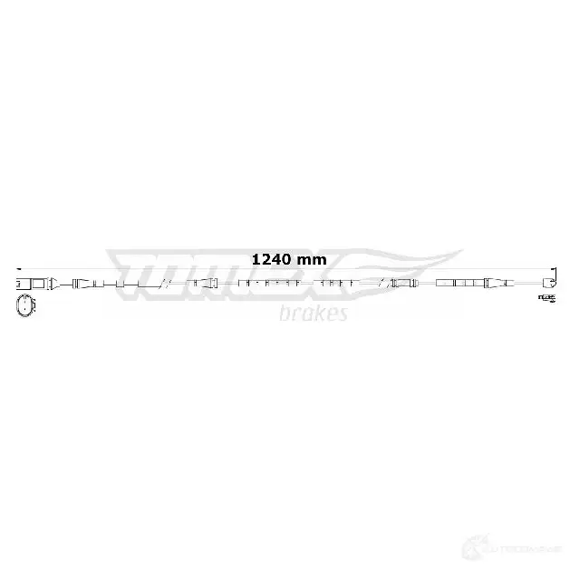 Датчик износа тормозных колодок TOMEX BRAKES 31- 23 tx3123 0LGIHWA 1424550245