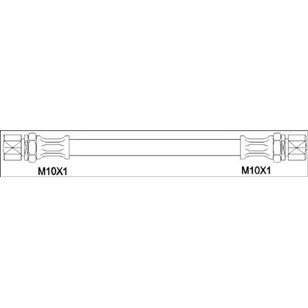 Тормозной шланг ROADHOUSE GSX19002 0 A1BRAL 1193912186 1900.20