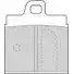 Тормозные колодки, дисковые, комплект NECTO FD421A FD421 2 0281 1194094240